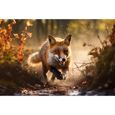 Fox Hunting Painting
